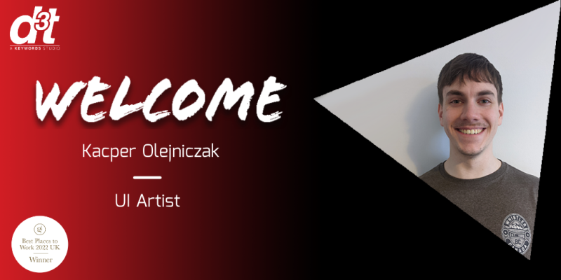Welcome to d3t, Kacper Olejniczak